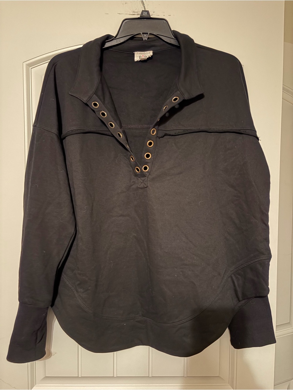 BiBi Black Crewneck Pullover